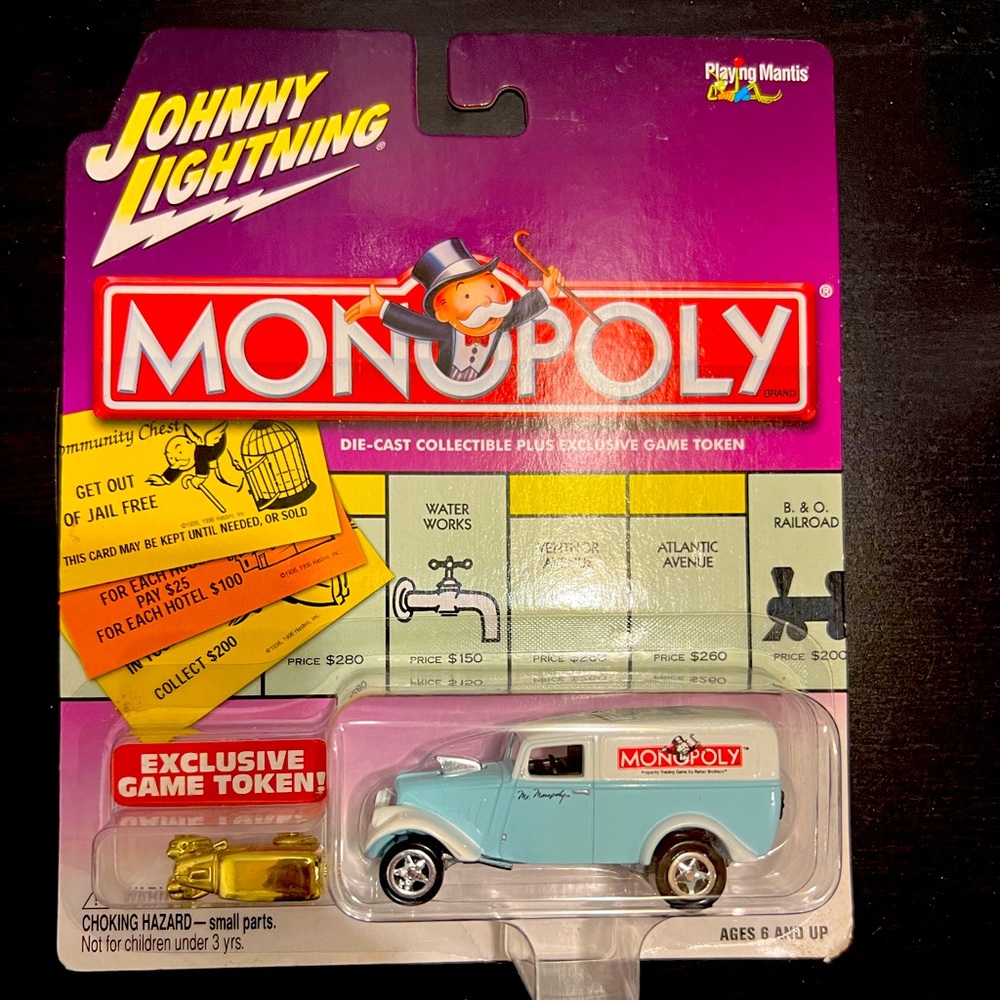 Johnny Lightning Monopoly Die-Cast Connecticut Avenue 1933 Willys Panel Van